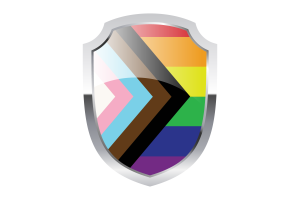 Logo dello Scudo Inclusivo flag