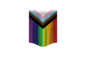 Striscione della Bandiera Inclusiva flag