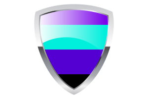Alexigender Shield Flag flag