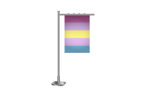 Drapeau Aporagender en 3D flag