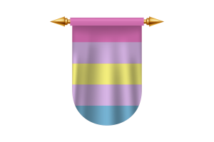 Images d'emblème du drapeau Aporagender vectoriel flag