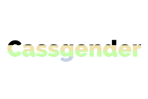 Cassgender Text Art flag