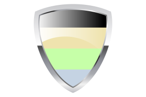 Cassgender Shield Flag flag