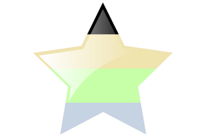 Cassgender Flag Star Icon flag