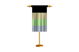 Cassgender Ceremonial Flag Vector Free flag