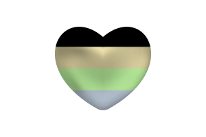 Love of Cassgender Heart Shape flag