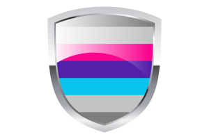 National Flag of Demiandrogyne Clipart flag