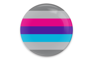 Demiandrogyne Flag Vector Art flag