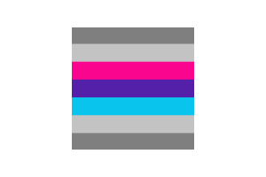 Demiandrogyne Flag Clipart flag