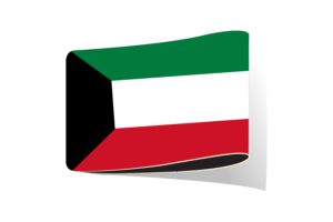 Kuwait Flag Illustration Clipart flag