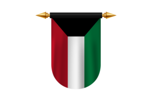 Kuwait Flag Emblem Vector Images flag