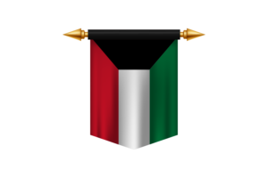 Emblem of the State of Kuwait flag