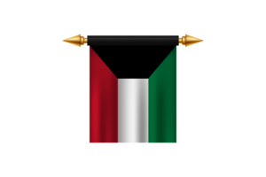 Kuwait Royal Emblem flag