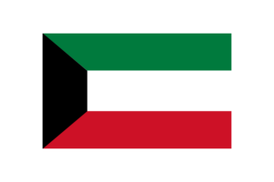 Kuwait Flag Triangle Vector Illustration flag