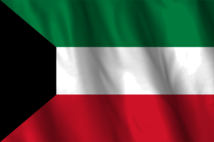 National Flag of kuwait flag