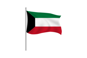 Kuwait Flag Clipart flag