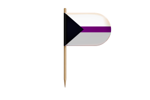 Demisexual Flag for Desk, Table flag