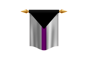 Demisexual Flag Royal Banner flag