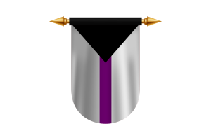 Demisexual Flag Emblem Vector Images flag