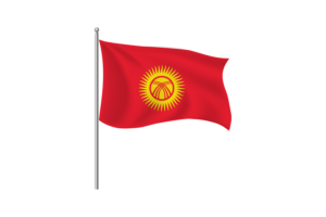 Kyrgyzstan Flag Clipart flag