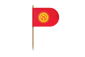 Kyrgyzstan Flag for Desk, Table flag