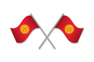 Kyrgyzstan Flag Emblem Vector Free flag