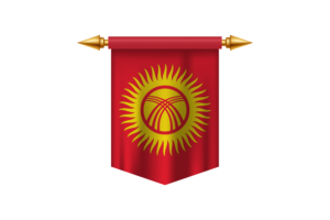 Emblem of the Republic of Kyrgyzstan flag