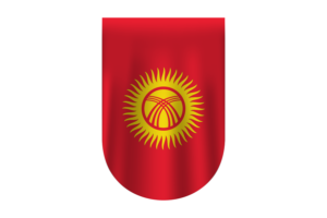 Kyrgyzstan Flag Vector Free Dowanlod (SVG,PNG) flag