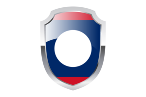 Laos Shield Logo flag