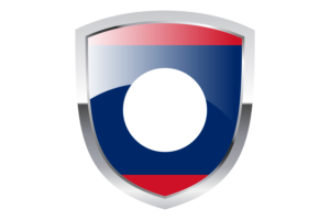 National Flag of Laos Clipart flag