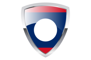Laos Shield Flag flag