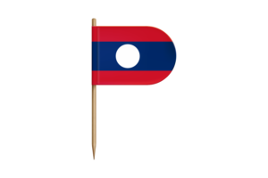 Laos Flag for Desk, Table flag
