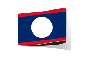 Laos Flag Illustration Clipart flag