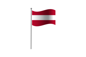 Powiewająca flaga Łotwy flag