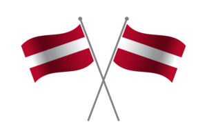 Flaga przyjaźni Łotwy flag