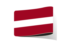 Ilustracja flagi Łotwy Clipart flag