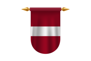 Wektorowe obrazy emblematu flagi Łotwy flag
