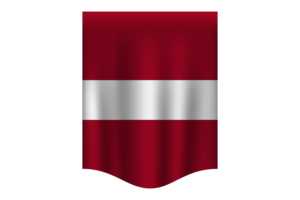 Baner flagi Łotwy flag