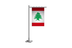 3d Lebanon Standing Flag flag