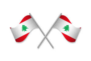 Lebanon Flag Emblem Vector Free flag