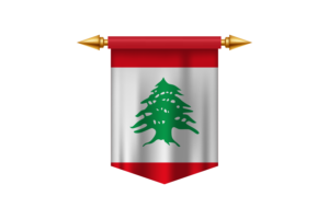 Emblem of the Republic of Lebanon flag