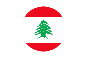 Lebanon Flag Circle Vector Free flag