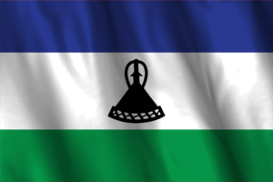 National Flag of Lesotho flag