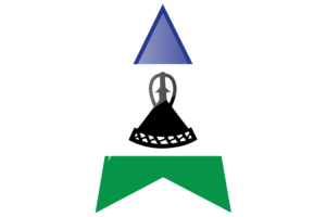 Lesotho Flag Star Icon flag