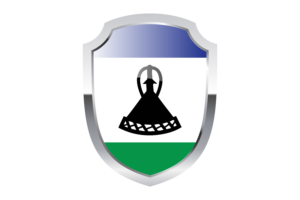 Lesotho Shield Logo flag