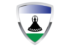 Lesotho Shield Flag flag