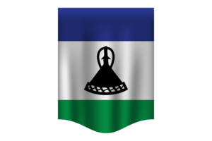 Lesotho Flag Banner flag