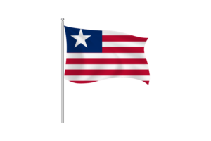 Liberia Flag Clipart flag
