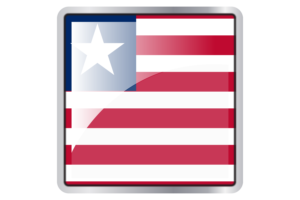 Liberia Flag Square icon flag