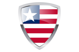 Liberia Shield Flag flag